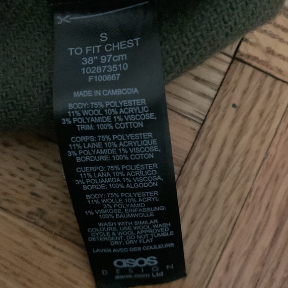 Asos Oversized Boxy fit wool-mix Shirt - Picture 5 of 7